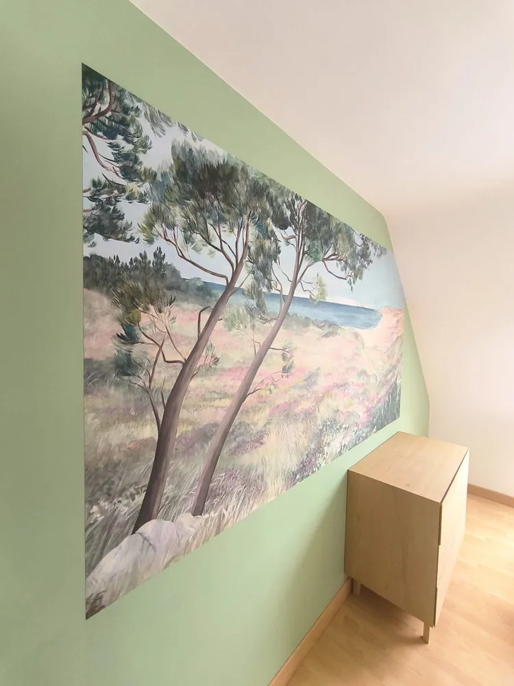 Pose d'un panoramique : après